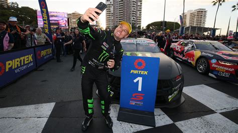 Waters holds off van Gisbergen for Gold Coast win .